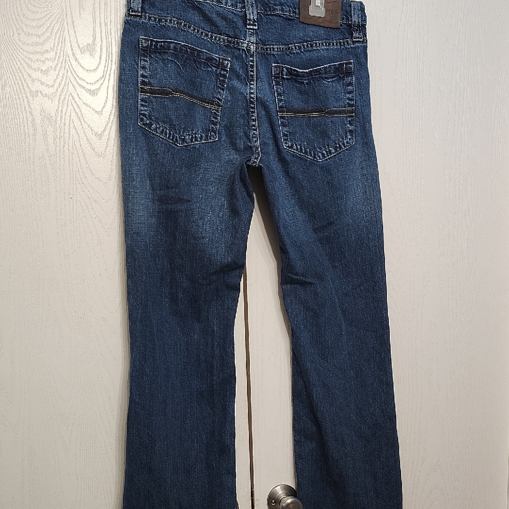 Men's Blue Bootcut Jeans